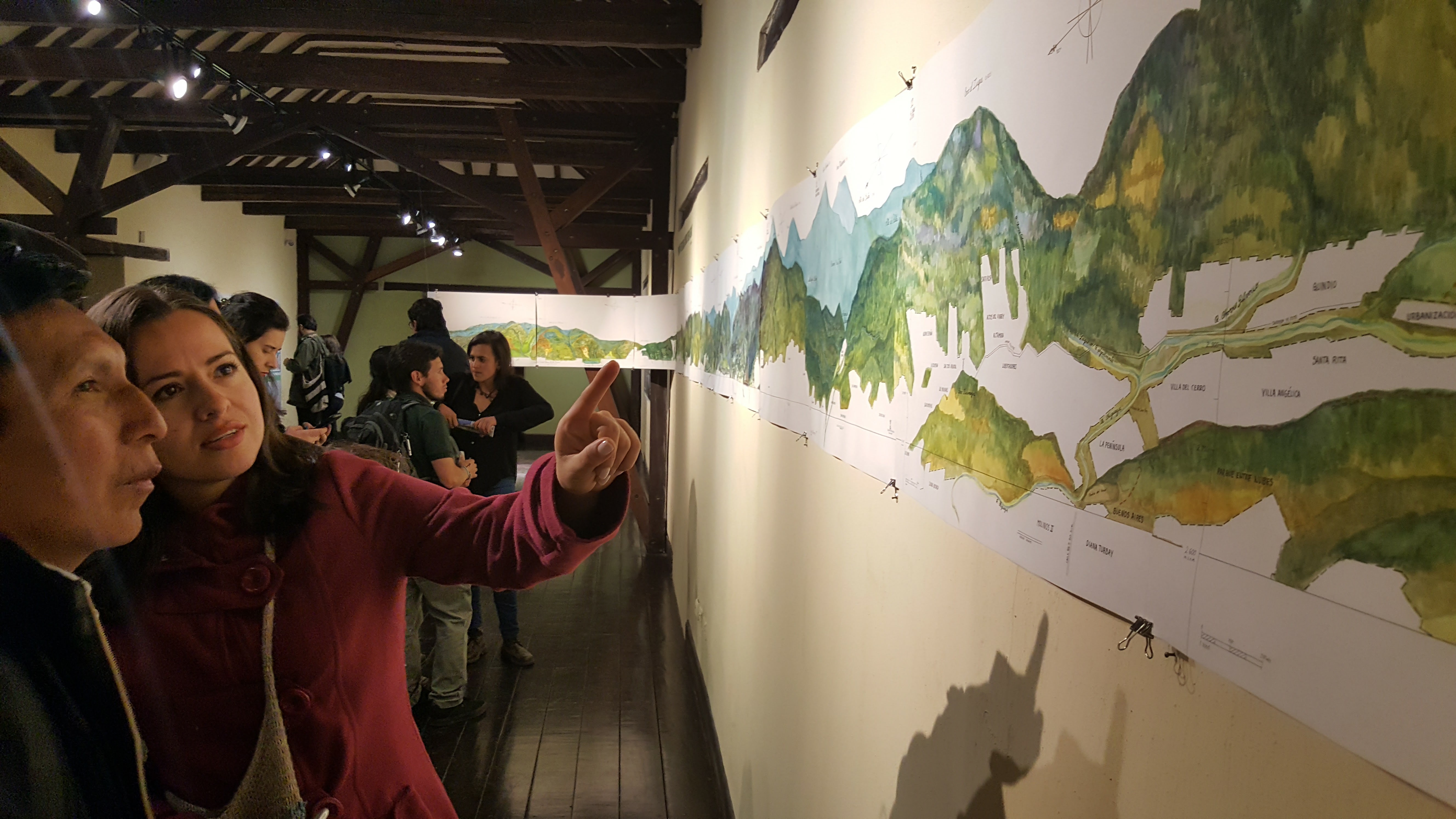 Imagen de la exposición "Oriéntate: Los cerros son nuestro norte" | Foto: Andrés Cristancho °IDPC 2017
