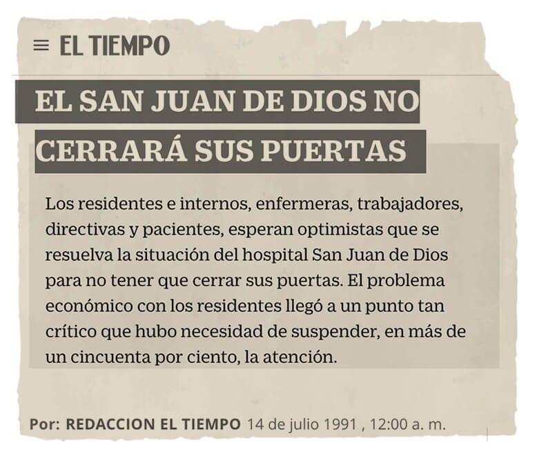 El San Juan no cerrrará sus puertas
