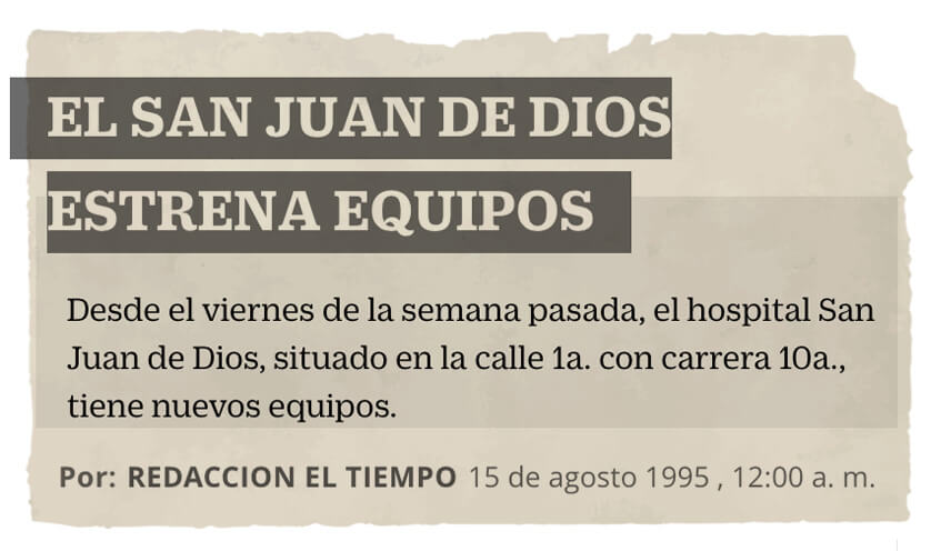 El San Juan de Dios estrena equipos