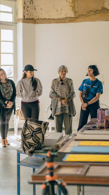 Taller de creación de cartel - Foto: María Angélica Mejía, IDPC, 2023