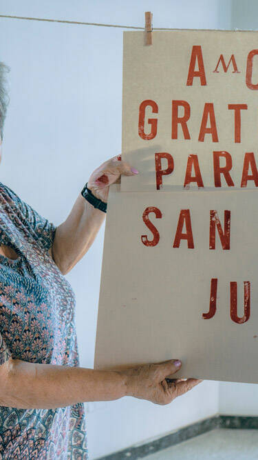 Taller de creación de cartel - Foto: María Angélica Mejía, IDPC, 2023