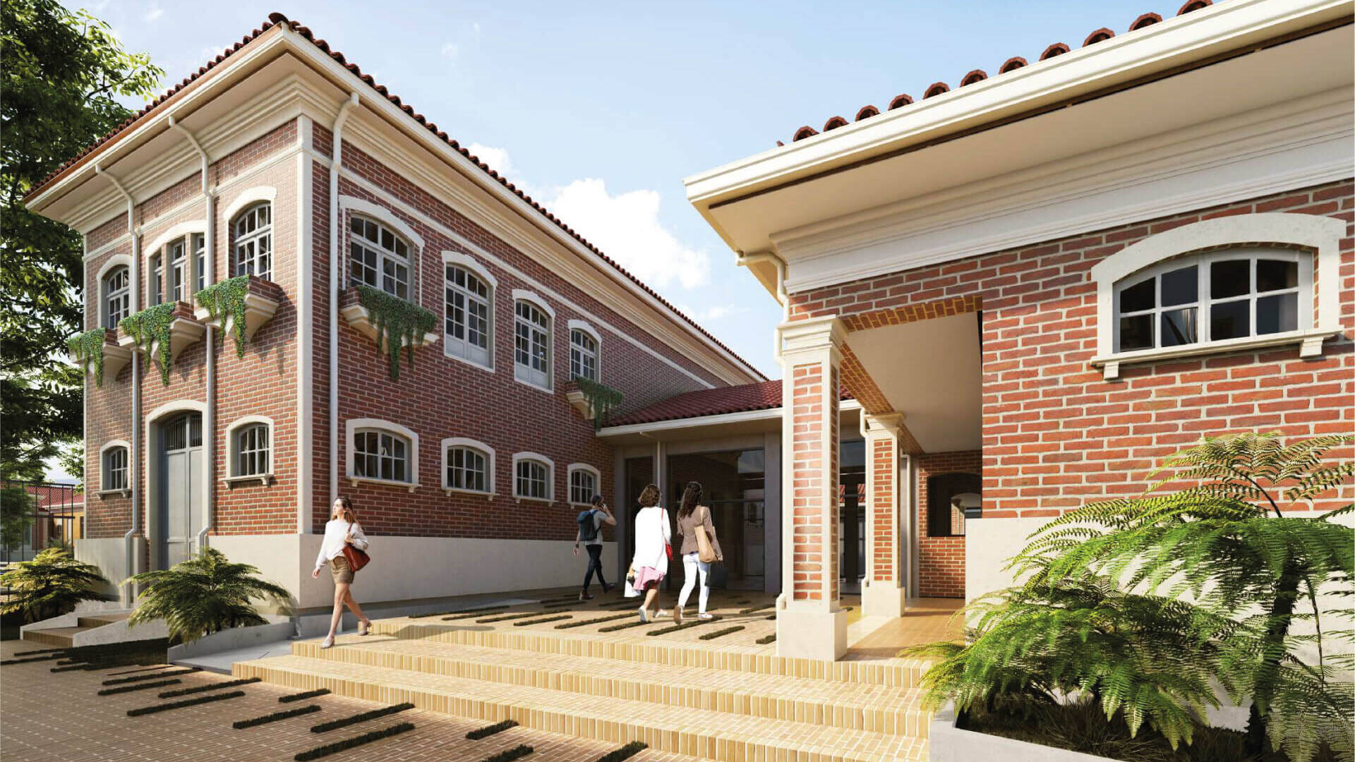 Render Edificio Mantenimiento. Fuente: RenoBO