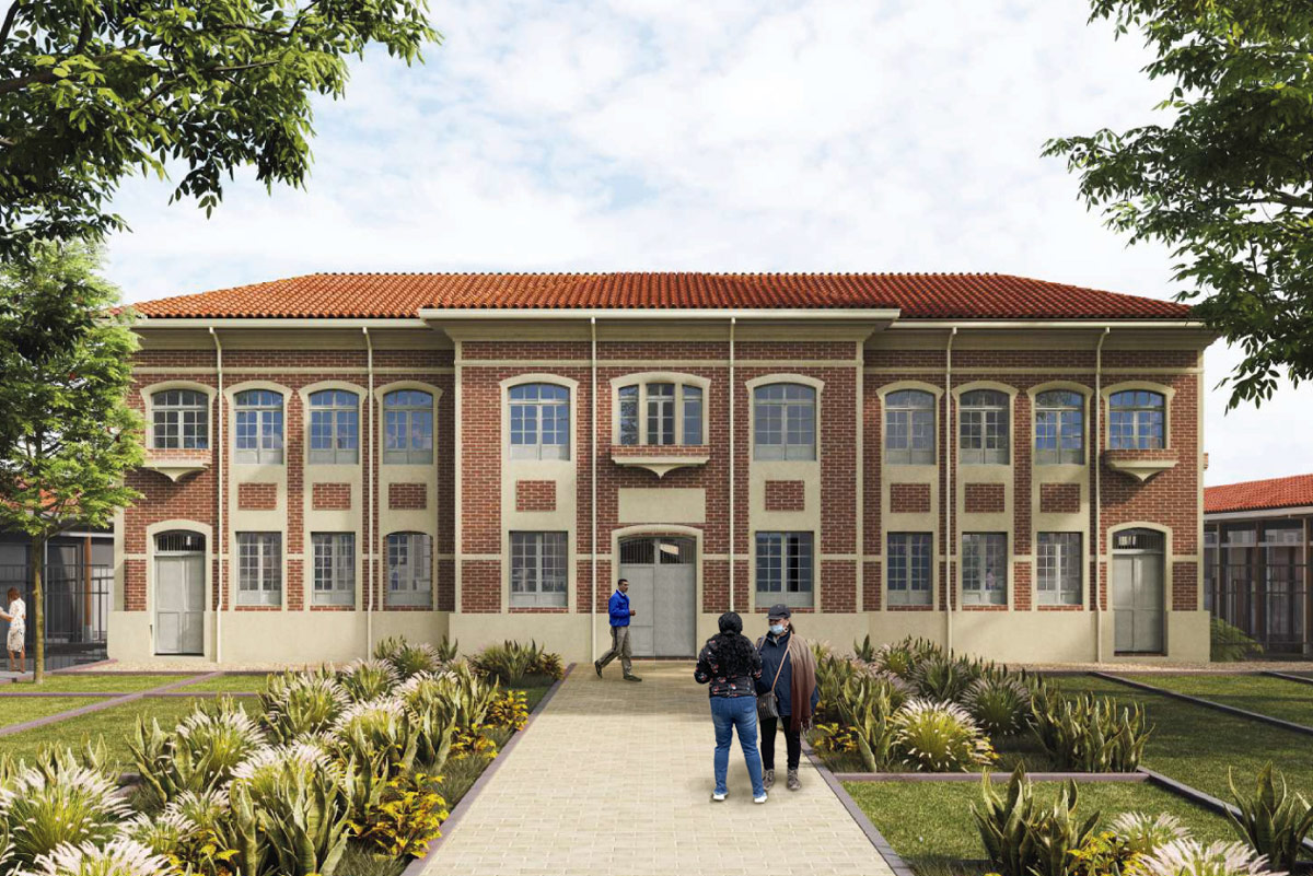 Render Edificio de Mantenimiento