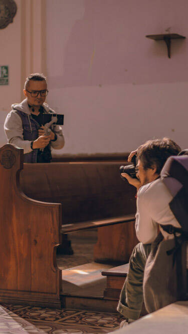 Creación de proyectos audiovisuales - Foto: María Angélica Mejía, IDPC, 2023.