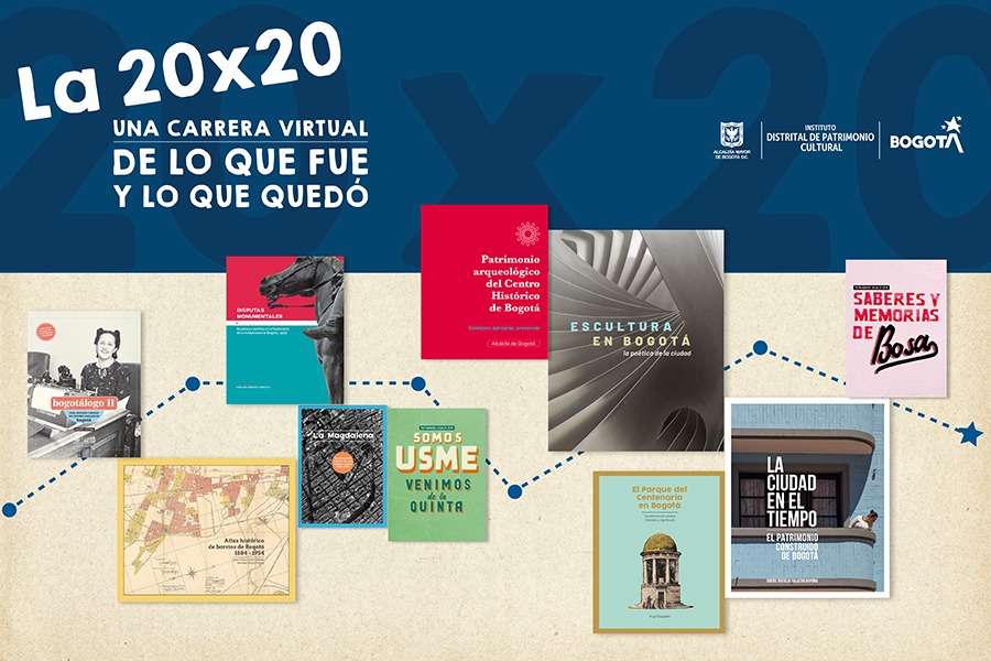 Compite este 31 de octubre en la segunda carrera de observación virtual del IDPC 'La20x20' y gana hasta 20 libros sobre patrimonio cultural de Bogotá. La carrera se llevará a cabo de 10:00 a.m a 11:30 a.m. a través de las redes sociales del instituto. ​