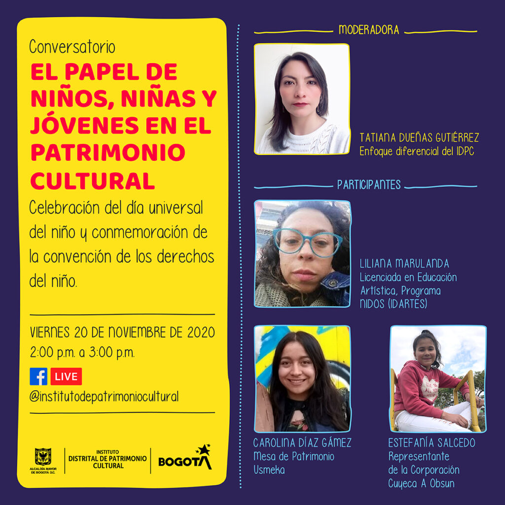 IDPC - Conversatorio el papel de niños y jovenes en el patrimonio cultural 2