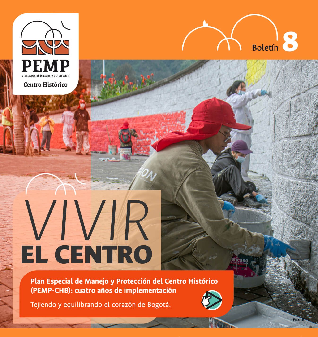 Portada Boletin 8 de Vivir el centro de PEMP CH