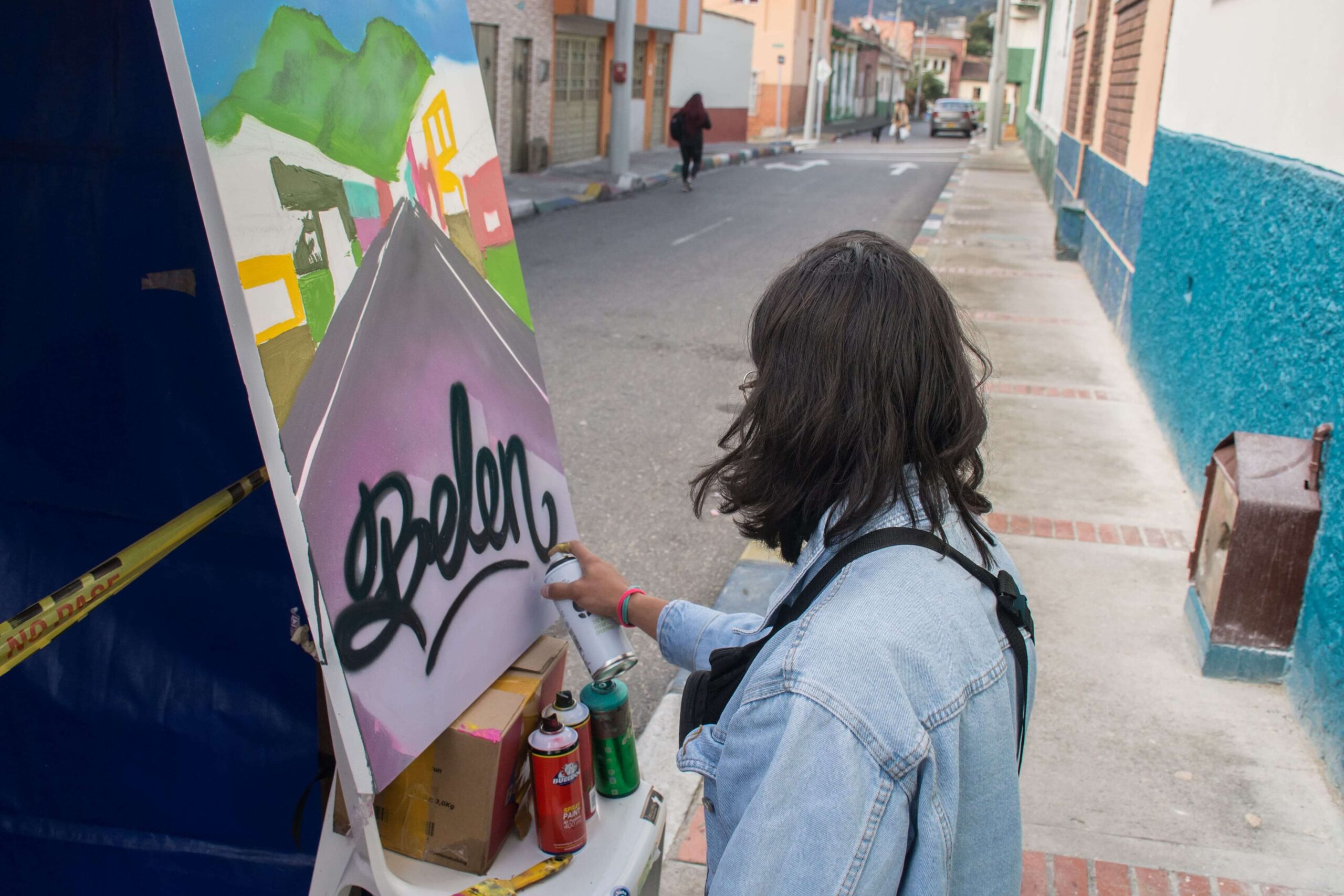 Imagen personas en el Barrio Belén en Bogotá