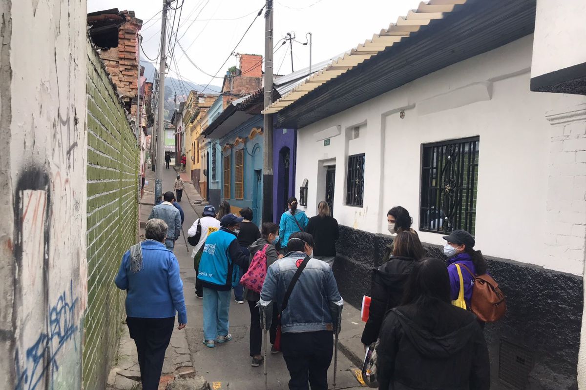 Fotografías de la activación de 7 entornos patrimoniales de Bogotá a través de procesos de interacción social, artística, cultural y ambiental en el Centro de Bogotá