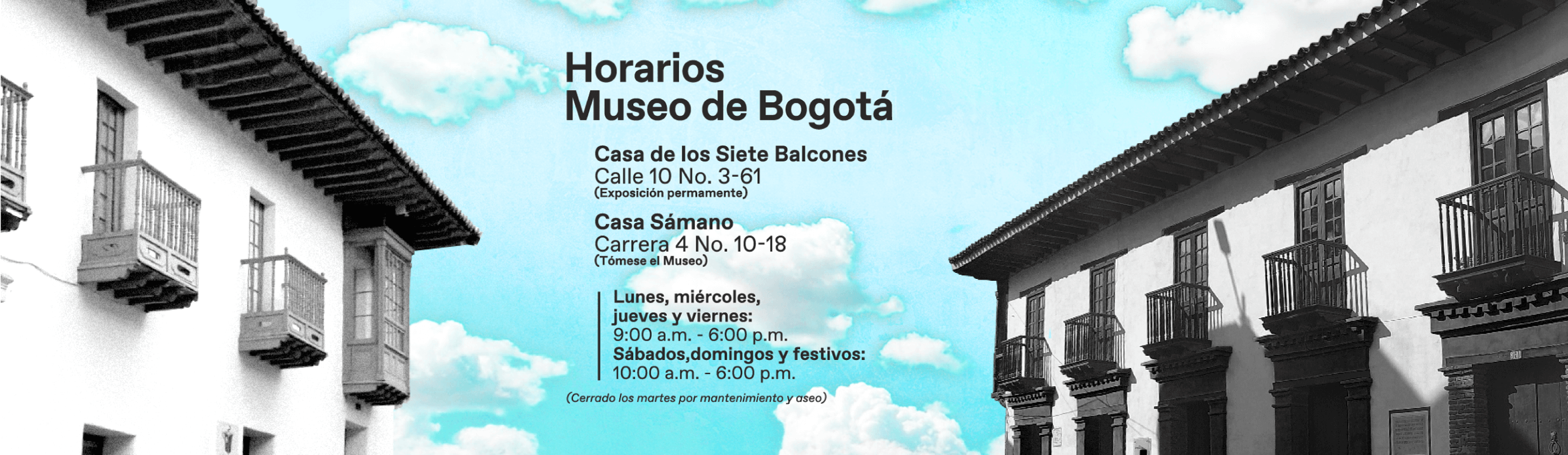 Horarios Museo de bogota
