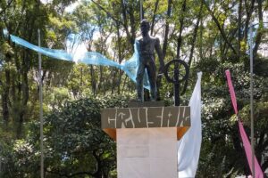 Afectado monumento a José Prudencio Padilla