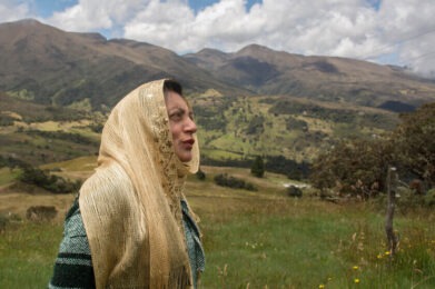 Mujer en Sumapaz