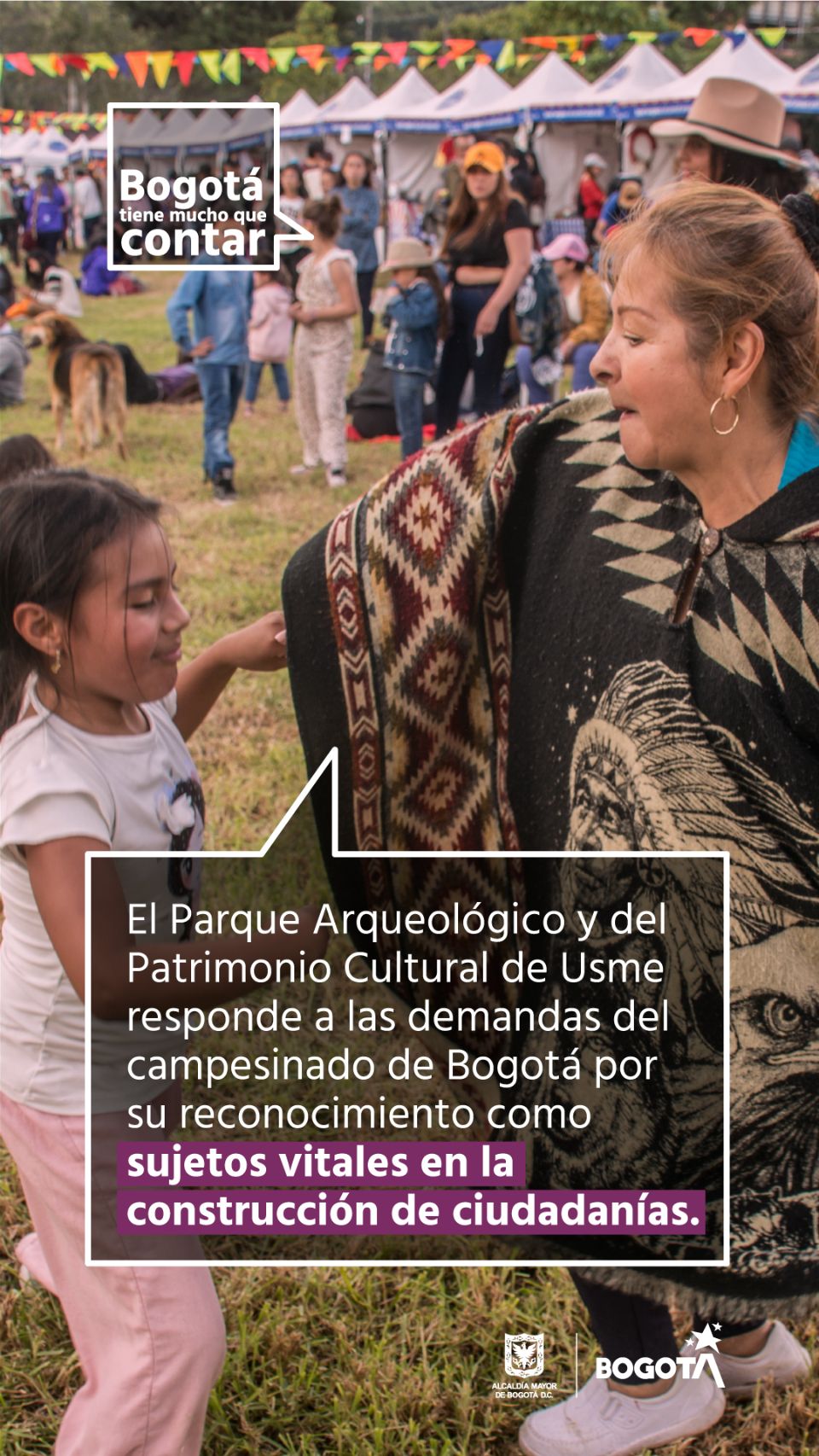 Pieza Gráfica El Parque Arqueológico y del Patrimonio Cultural de Usme responde a las demandas del campesinado de Bogotá