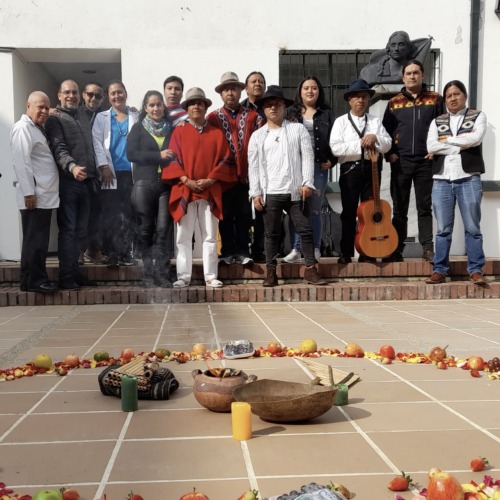 Cabildo mayor indígena Kichwa de Bogotá ganadores de la Beca para el fortalecimiento de grupos étnicos