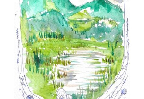 Dibujo primer puesto dibujatón titulado Eden