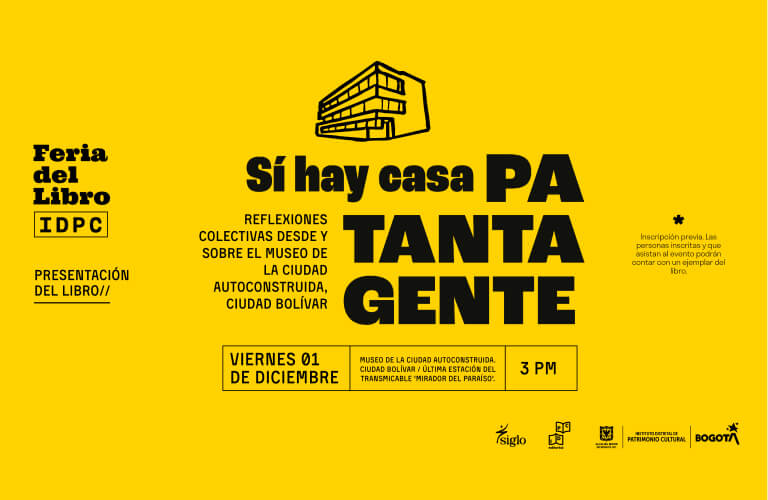 Si hay casa pa tanta gente Feria del libro IDPC 2023