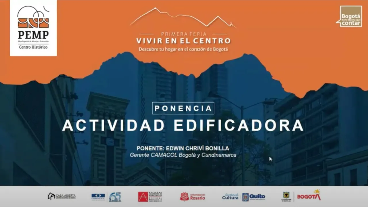 Video ponencia Actividad Edificatoria Feria Vivir en el centro