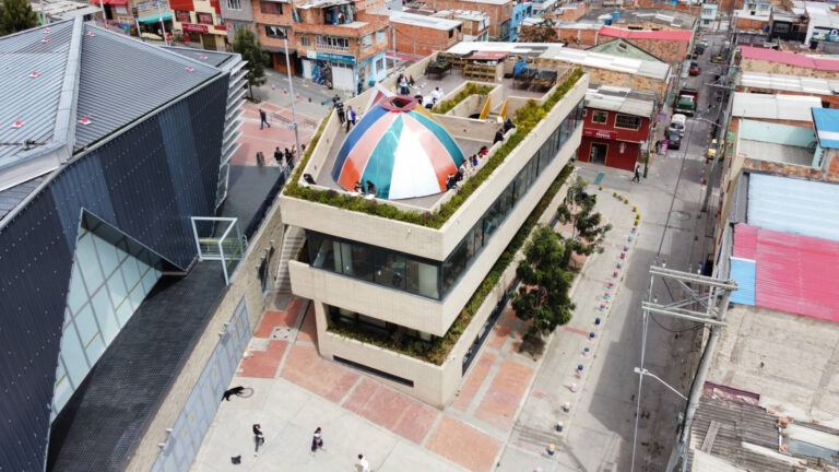 Foto aérea de Museo de la ciudad autoconstruida