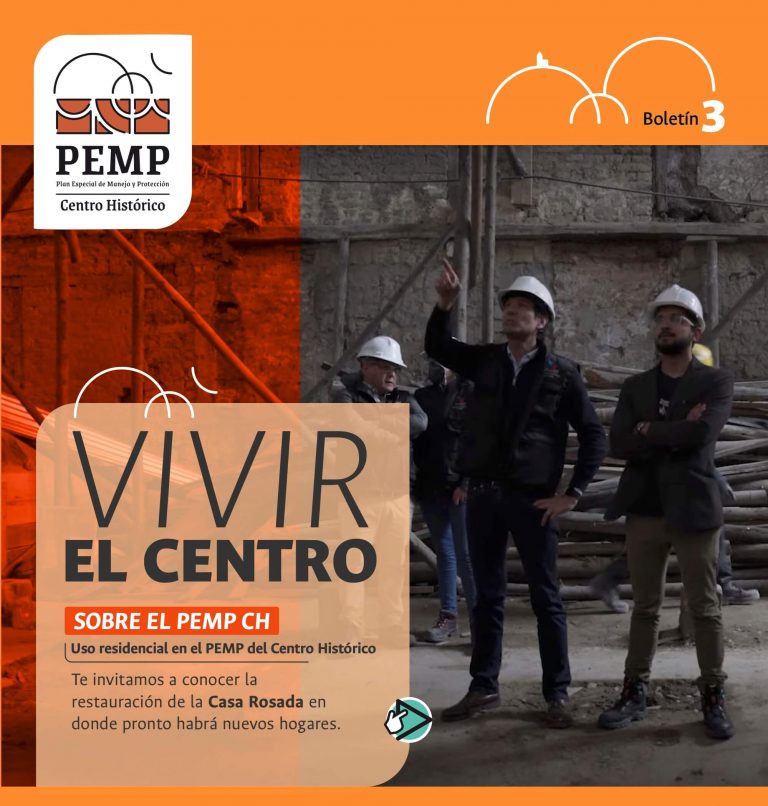 Portada 3er Boletín Vivir el centro