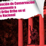 Entrega del monumento a Rafael Uribe Uribe restaurado en el Parque Nacional