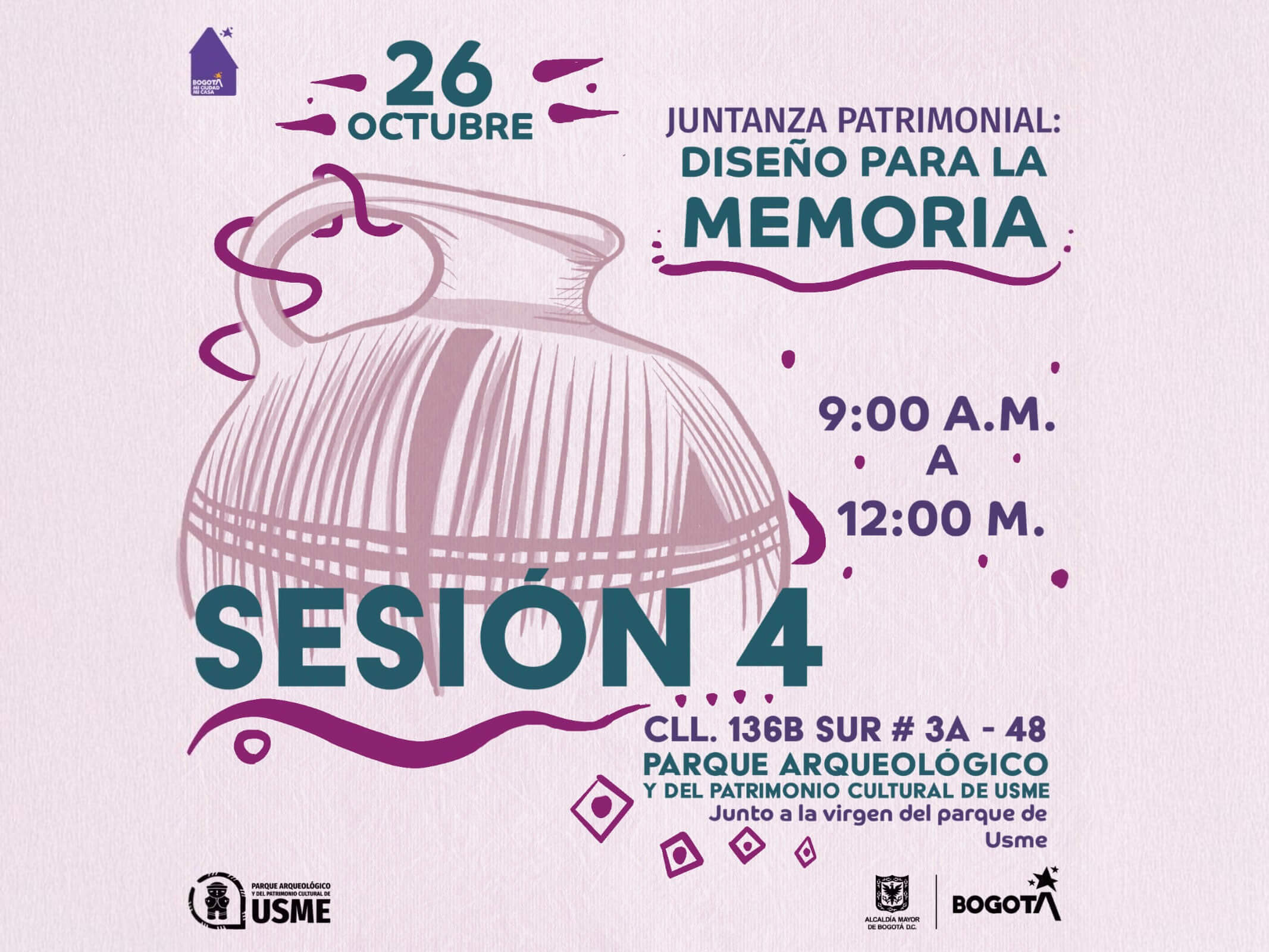 Juntanza Patrimonial: Diseño para la Memoria - Cuarto taller de diseños participativos