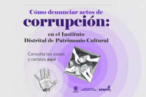 Así puede denunciar un acto de corrupción en el IDPC