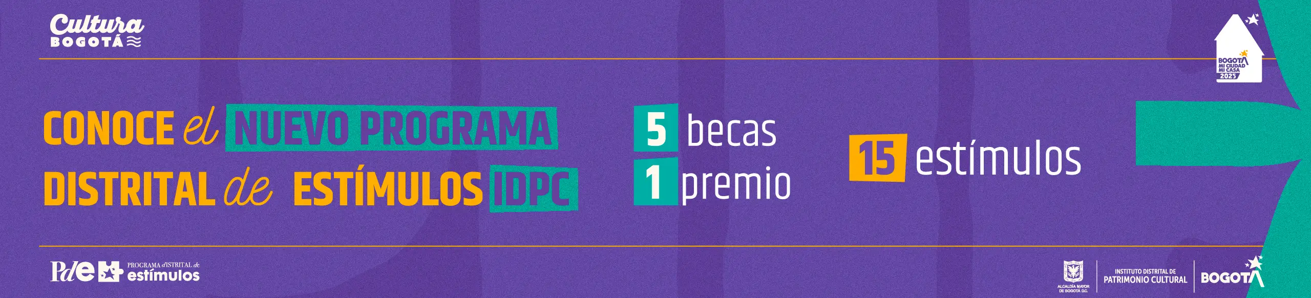 Conoce el Programa distrital de estìmulos IDPC 2025