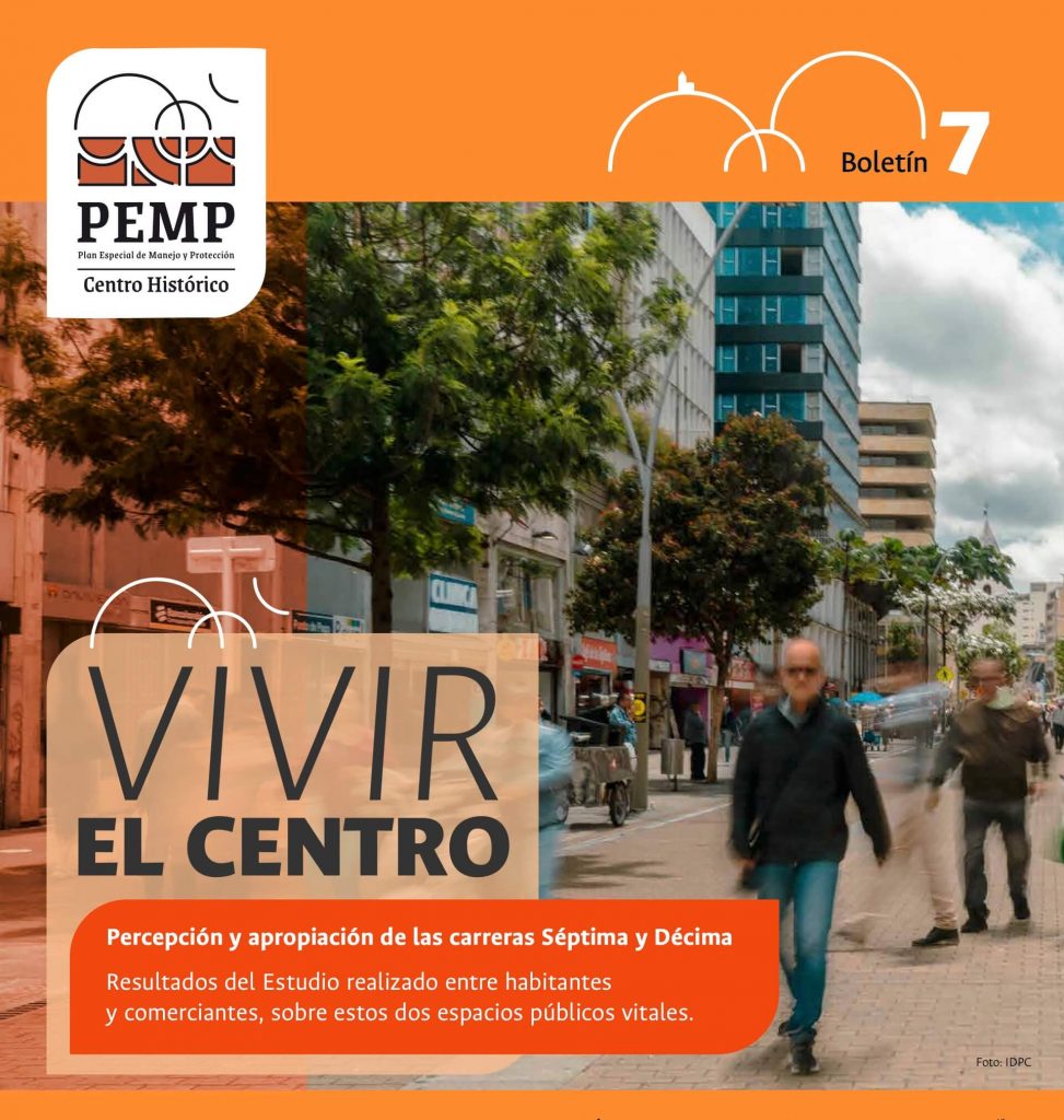 Portada Boletín numero 7 de Vivir el Centro de PEMP Centro Histórico