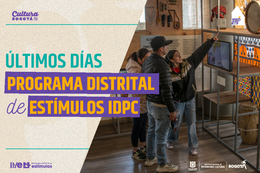 Últimos días para postularse a las becas y el premio que ofrece el Instituto Distrital de Patrimonio Cultural - IDPC ¡