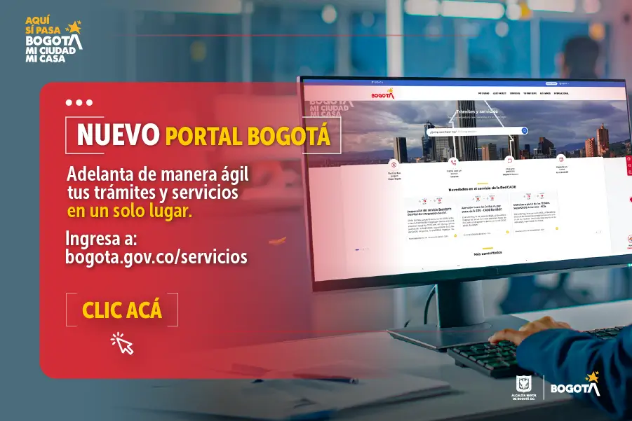 Nuevo portal Bogotá, trámites y servicios en un solo lugar