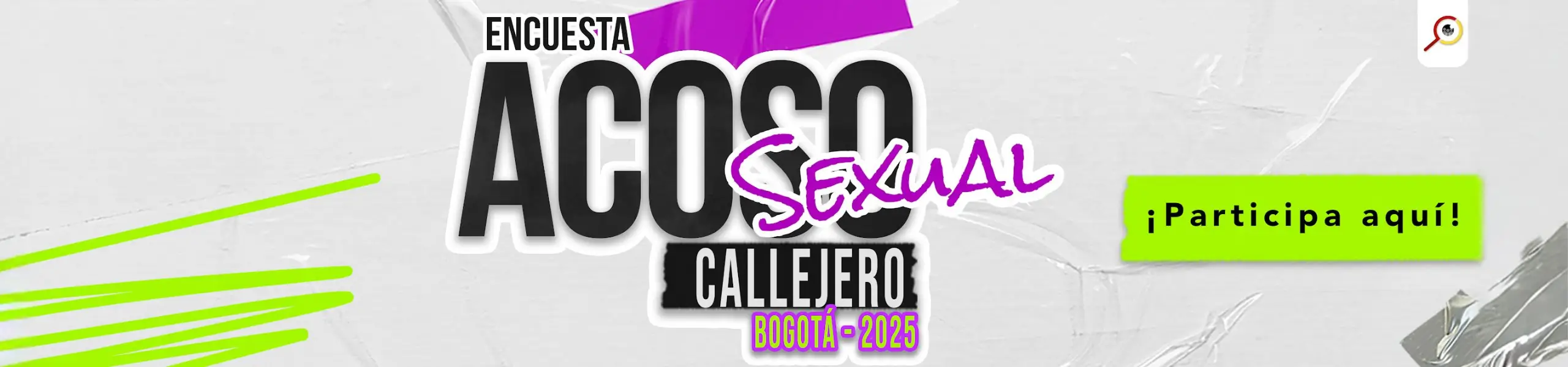Participa en la encuesta de acoso sexual callejero