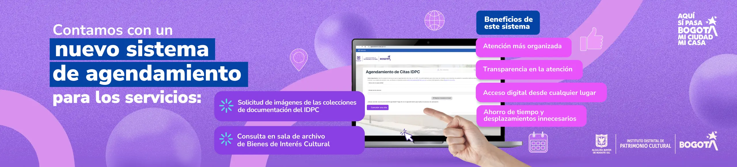 Conoce el nuevo servicio de agendamiento de citas IDPC
