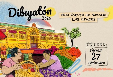 Un siglo de historias en trazos: Dibujatón 2025 en la Plaza de Mercado Las Cruces