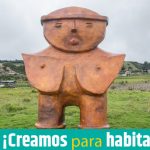 Pieza gráfica de invitación a la Socialización de la Beca de Activación y Programación Artística del Parque Arqueológico y del Patrimonio Cultural de Usme