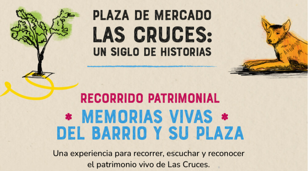 Recorrido patrimonial | Plaza de Mercado de Las Cruces: Memorias vivas del barrio y su plaza