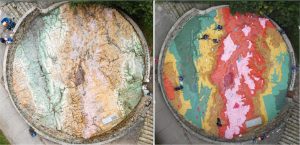 Bogotá en miniatura: el IDPC recupera mapa en relieve del Parque Nacional