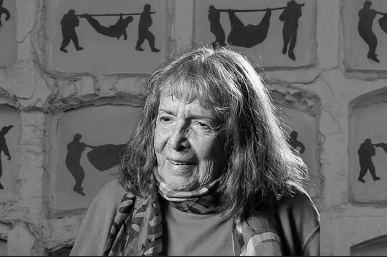 Falleció la maestra Beatriz González, creadora de Auras Anónimas, una de las obras patrimoniales más significativas de Bogotá