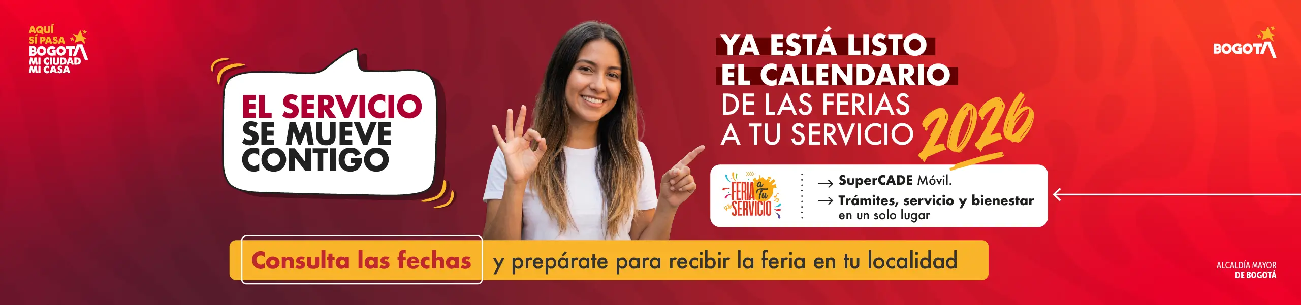 Ya esta listo el calendario de las ferias a tu servicio 2026. conoce más aquí