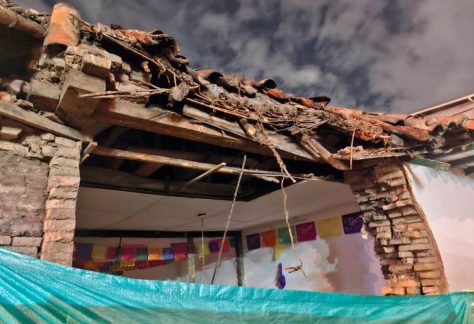 En tiempo récord, el Instituto Distrital de Patrimonio Cultural autoriza acciones de primeros auxilios para proteger el inmueble impactado en La Candelaria