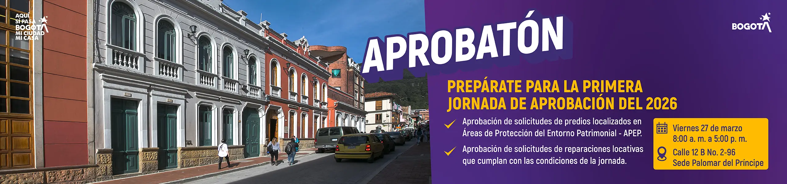 Jornada de Aprobatón 27 de marzo de 8 am a 5 pm en palomar del principe