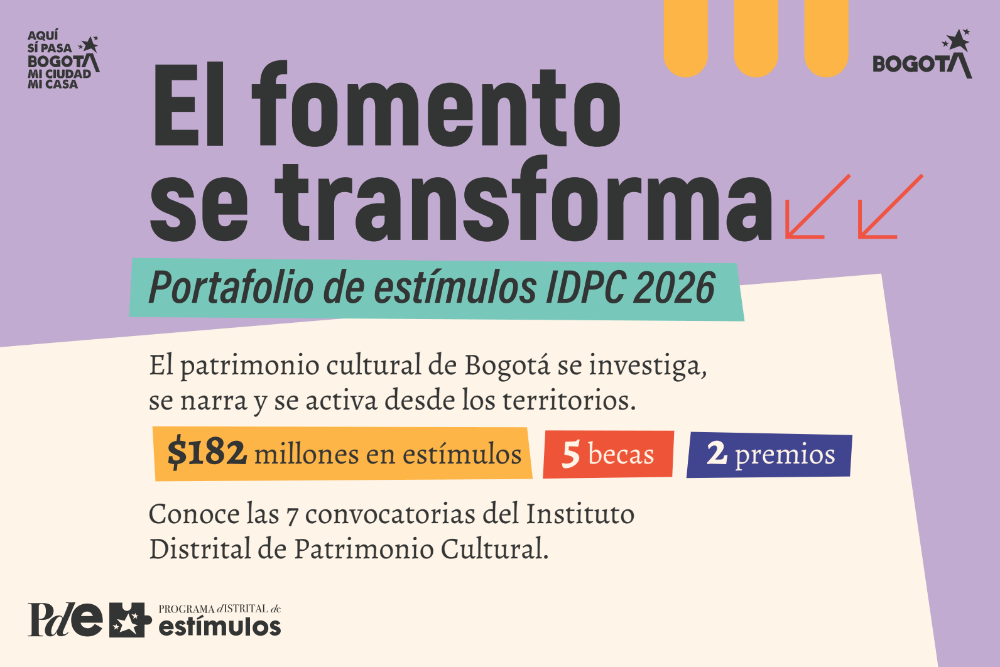 El fomento se transforma conoce el Programa de estímulos 2026 
