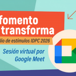 Sesión virtual google meet PDE 2026