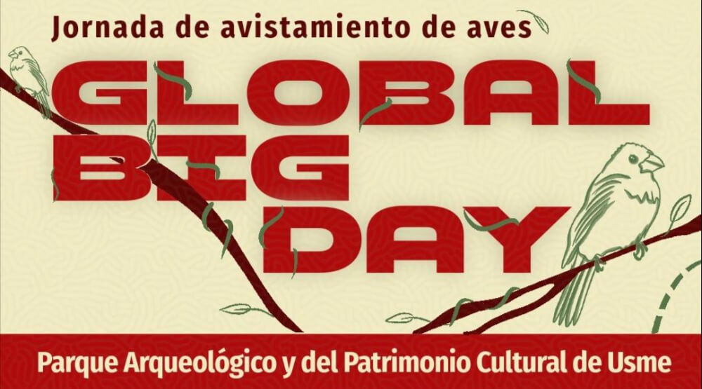 El Parque Arqueológico y del Patrimonio Cultural de Usme - PAPCU se suma al Global Big Day 2026, la jornada de avistamiento de aves más grande del mundo