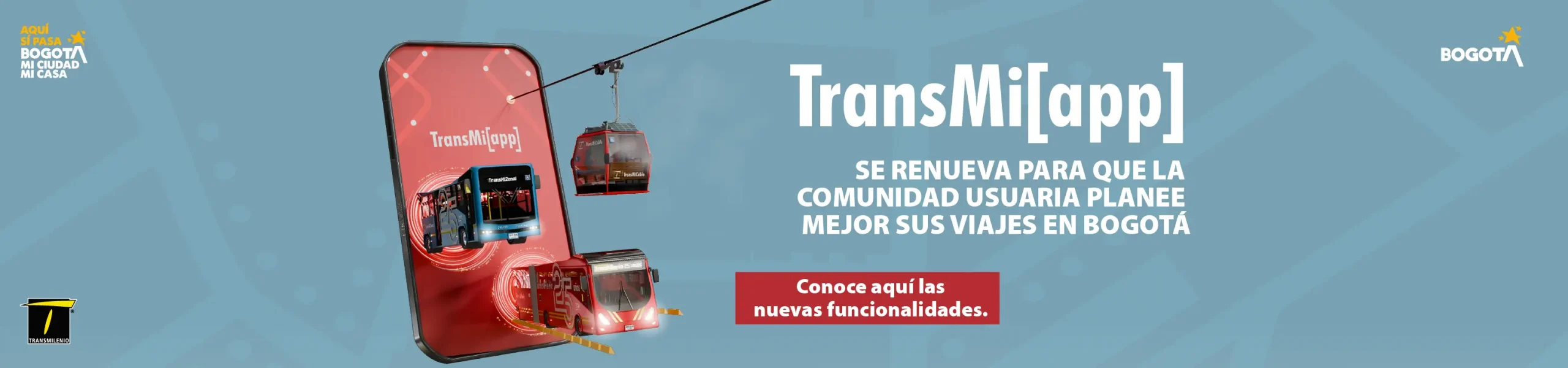 Transmiapp se renueva para que la comunidad usuaria planee mejor sus viajes en Bogotá