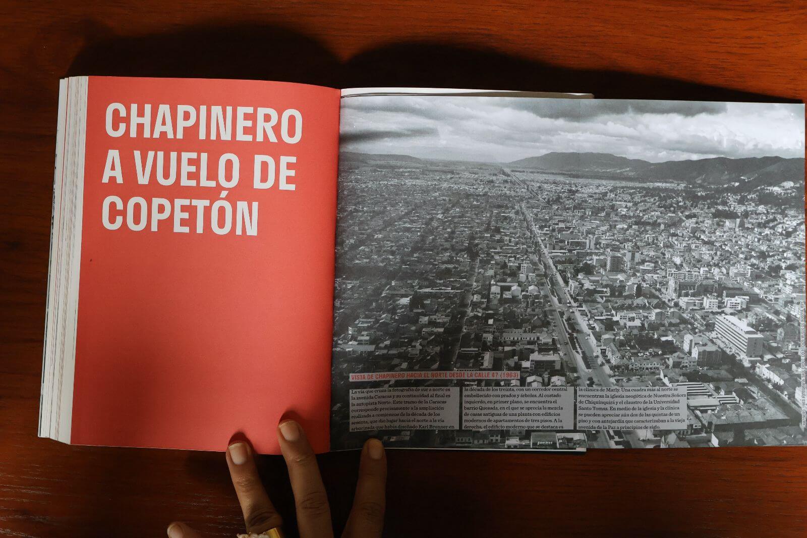 Páginas internas del libro de Chapinero