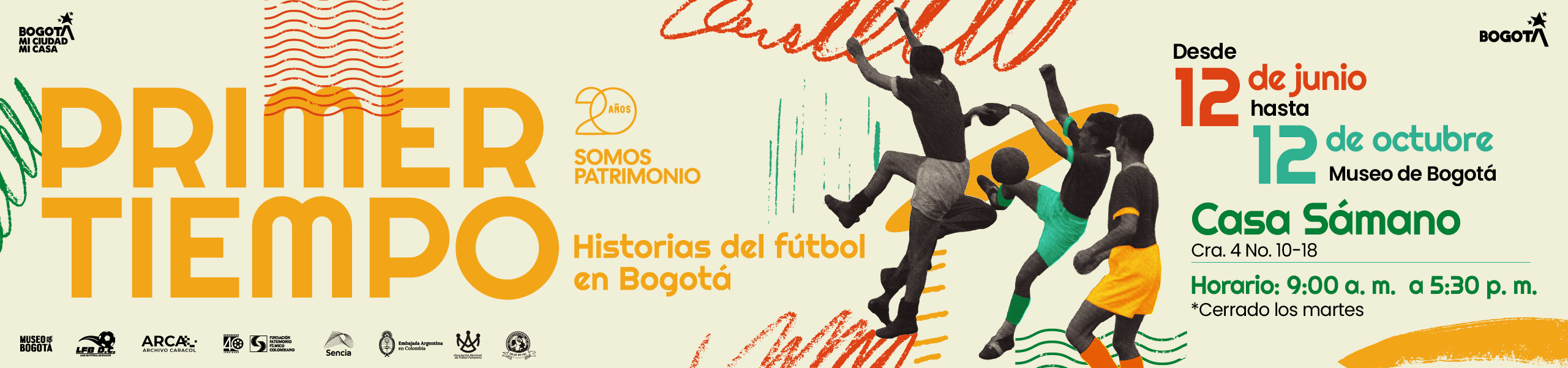 Exposición de fútbol en el Museo de Bogotá