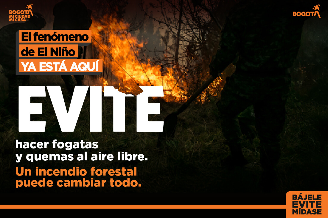 El fenómeno de El Niño ya está aquí. Evite hacer fogatas.