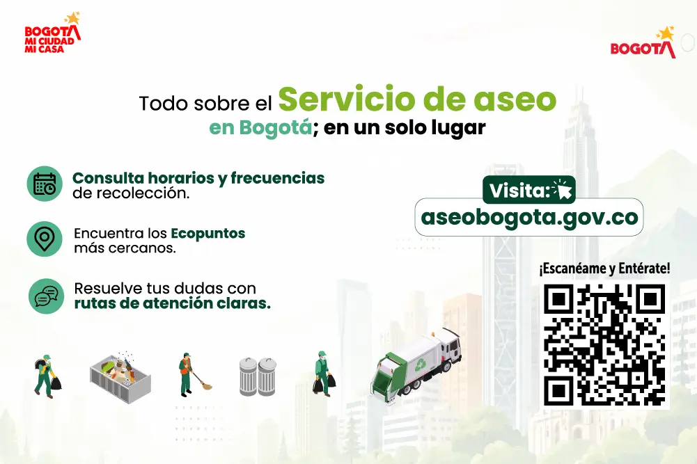 Todo sobre el servicio de aseo en Bogotá en un solo lugar.