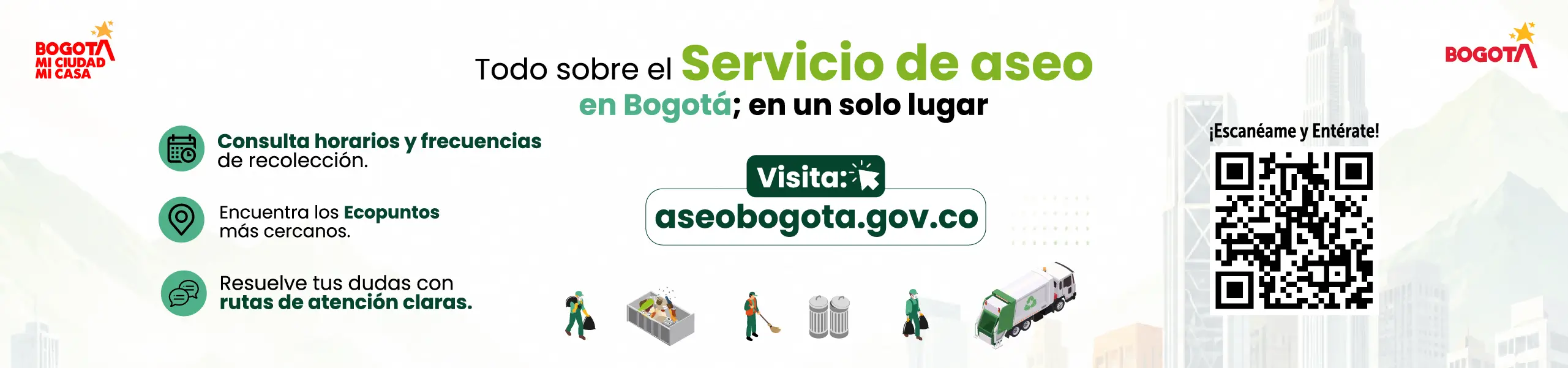 Todo sobre el servicio de aseo en Bogotá en un solo lugar