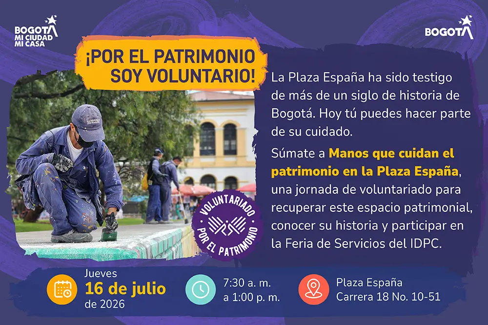 Súmate a Manos que cuidan el patrimonio en la plaza españa